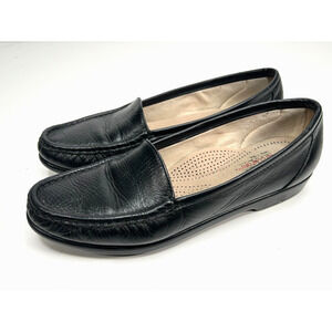 SAS Simplify Shoes Womens 8.5 S Tripad Comfort Foot Bed USA Black Leather